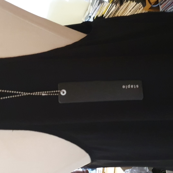 COPY - Black chiffon fully lined dress - Picture 6 of 6